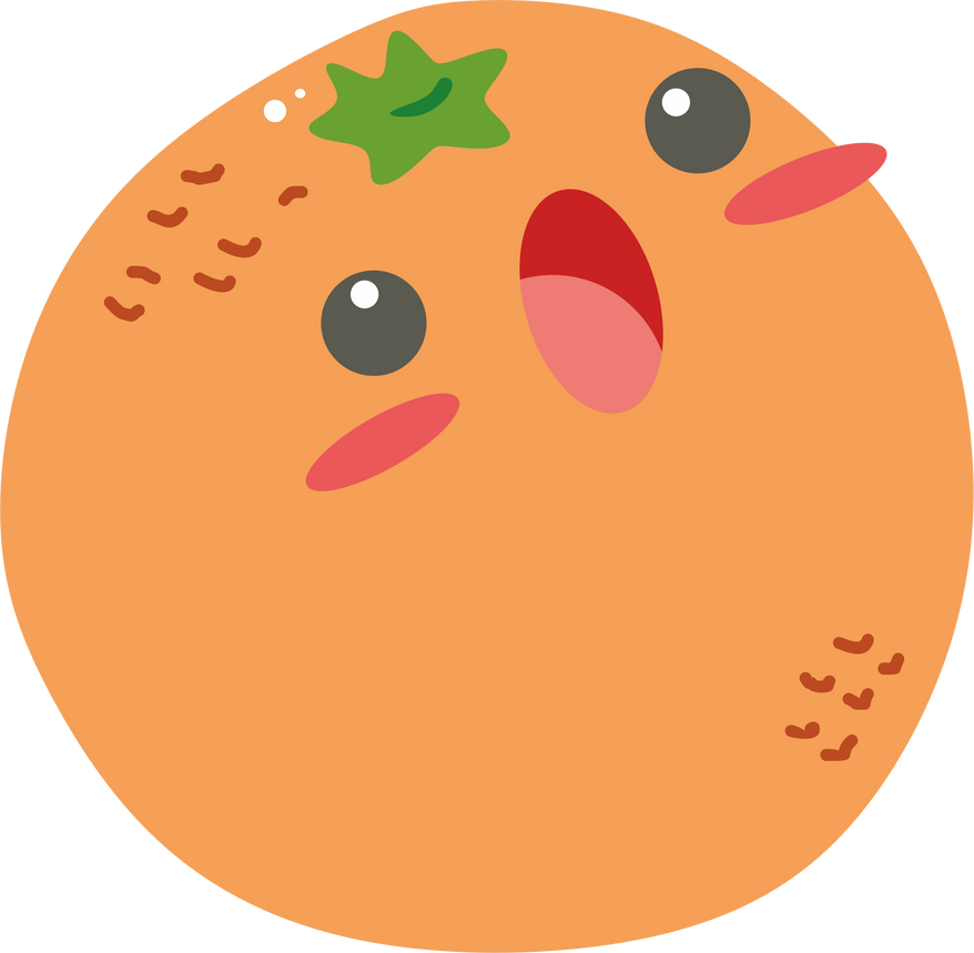 Cute Orange Cartoon
